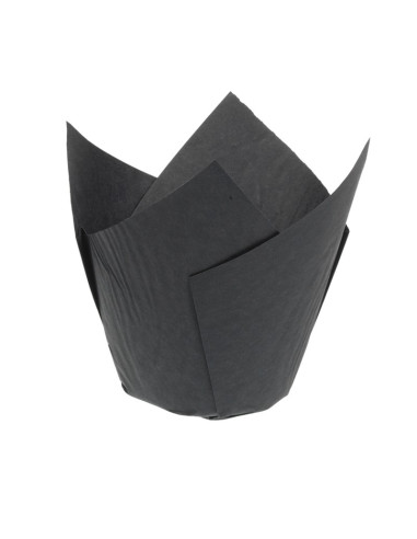 MOLDE 160/50 NEGRO TULICUP (200 UDS.)Tulipas