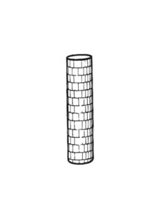 M. PVC TORRE REDONDA D40x190mm (1i)