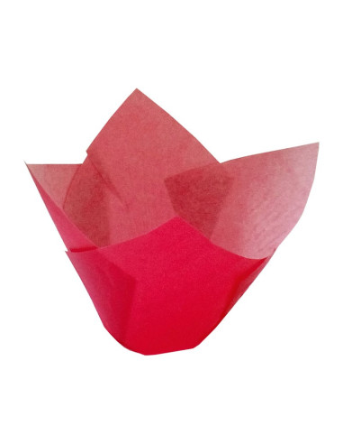 MOLDE 160/50 ROJA TULICUP BL(200u)Tulipas