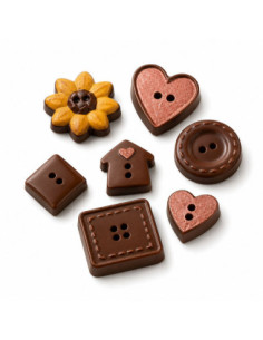 M. BOMBÓN CHOCO BUTTONS - Ø35xh36mm 5ml 15c