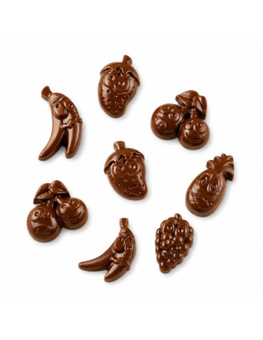M. BOMBÓN CHOCO FRUITS - 35x25xh15mm 6ml 15c