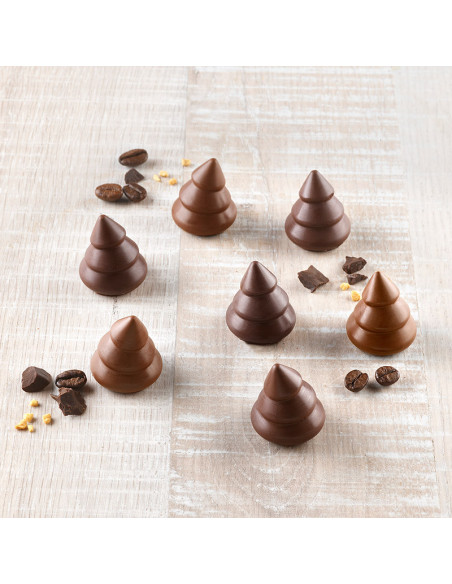 MOLDE BOMBÓN SCG54 CHOCO TREES