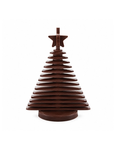 M. 3D TREE CHOC - Ø80xh150mm (2pz)