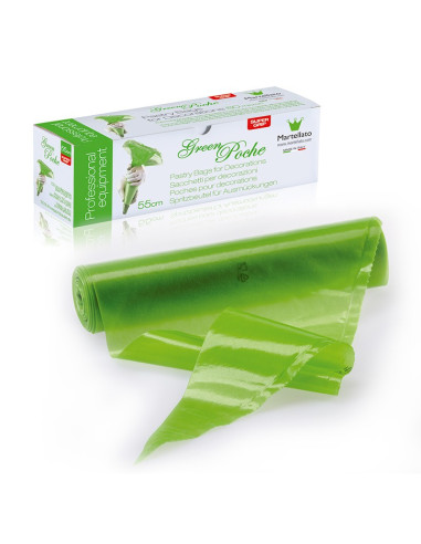 MANGA 30cm 80 MICRAS VERDE RUGOSA 1 SOLO USO (pack 100 ud)Mangas de...