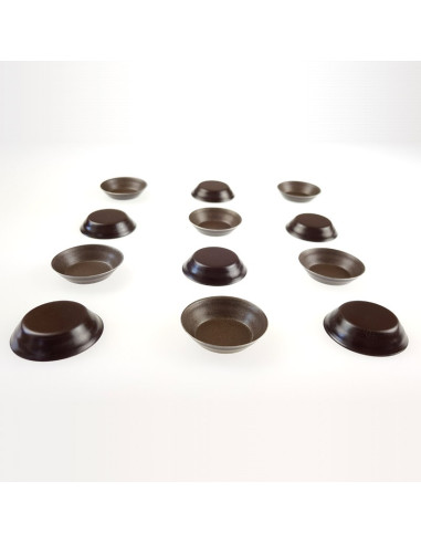 MOLDE TARTALETA REDONDO ANTIADHESIVO D4cm (25 uds)Moldes