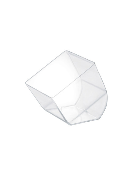 VASO TRANSPARENTE CUBO - 50x50xh55mm 58ml PK100u-1