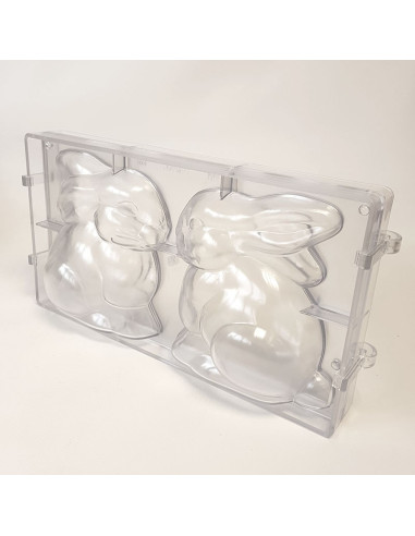 MOLDE CONEJO BIG 164x170mm 2pFiguras Pascua