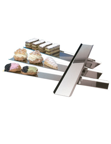 BANDEJA INOX 600x90x15mm 2LADOS CONICAInox