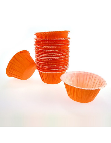 CÁPSULAS MUFFIN NARANJA 49/38 (500 ud)Cápsulas especiales