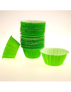 CÁPSULA MUFFIN VERDE 49/38 - 49x67x38mm (500u)