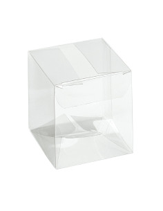 ESTUCHE 50x50xh80mm SCATTO PK(10u) TRANSPARENTE