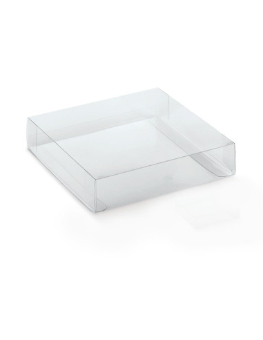ESTUCHE TRANSPARENTE 60x60x30mm ASTUCCIO (10ud)Estuches Transparentes