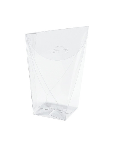 EST.TRANSP 60x60x140 PK (10u) SACCHETTO ROMBOEstuches Transparentes