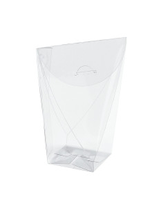 EST.TRANSP 80x80x190 PK (10u) SACCHETTO ROMBOEstuches Transparentes