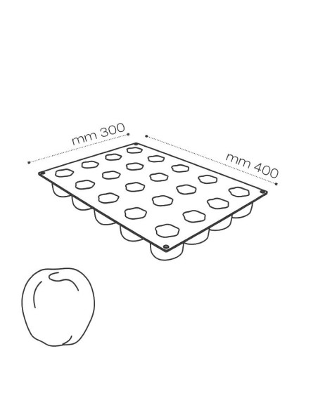 M. PAVOFLEX 3D MANZANA - Ø55xh48mm 90ml 20c-1