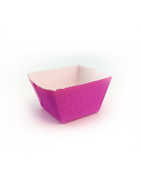 MOLDE HORNEAR 42x42x37mm PK(100u) FUCSIA/ANTIGRASAMoldes Papel