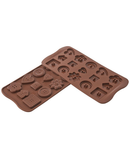 MOLDE BOMBÓN SCG029 CHOCO BUTTONSEasy Choc