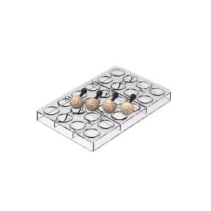 CHOCO STAMP D 4 SILICONE MOULD -  Ø31xh17mm 2