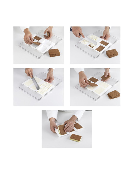 MOLDE COOKIE FLEX BISC04 DOUBLE (2pz)Cookie Flex