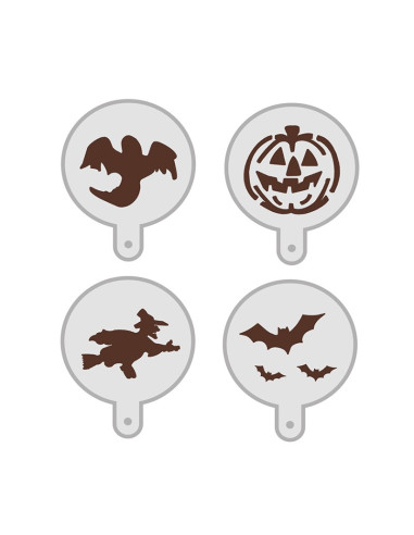 MASCARAS KIT S.4 HALLOWEEN. diam.95mm CAPPUCINOUtensilios