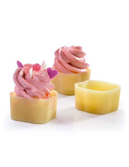 MOLDE 20GU003 VASO RECTANGULAR 33x31x20mm 24p 175x275PetitFour 275x175