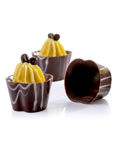 MOLDE 20GU004 VASO OCHO 33x33x23mm 24p 175X275PetitFour 275x175