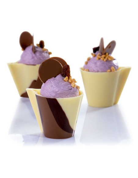 MOLDE 20GU005 TAZA 32x42x29mm 24p 175X275 POLICARBONATOPetitFour 27...