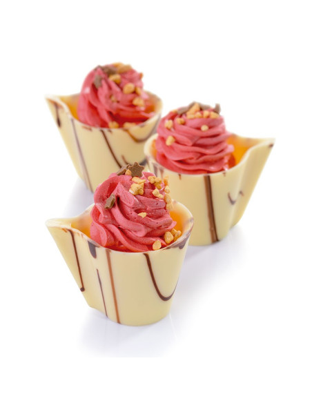 MOLDE 20GU005 TAZA 32x42x29mm 24p 175X275 POLICARBONATOPetitFour 27...