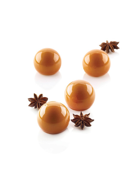 MOLDE TRUFFLES 40 D43x36mm 15p 40mlSilikomart Monoporciones