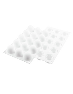MOLDE TRUFFLES 40 D43x36mm 15p 40mlSilikomart Monoporciones 2