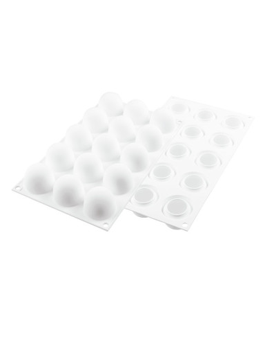 MOLDE TRUFFLES 40 D43x36mm 15p 40mlSilikomart Monoporciones MOLDE TRUFFLES 40 D43x36mm 15p 40mlSilikomart Monoporciones