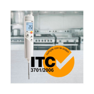 TESTO 106 TERMÓMETRO ALIMENTACIÓN CON FUNDA