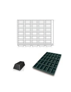 MOLDE FLEX SQ006 MINI CAKESSilikomart 60x40 2