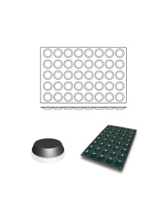 MOLDE FLEX SQ004 FLORENTINASSilikomart 60x40 2