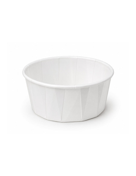 CÁPSULA F125 BLANCA C/BORDE - Ø42xh30mm PK250u