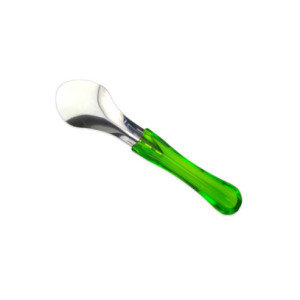 ESPÁTULA HELADO 26cm IN.18/10 MANGO VERDE TRANSP.