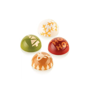 CHOCO STAMP B 4 SILICONE MOULD - Ø31xh17mm