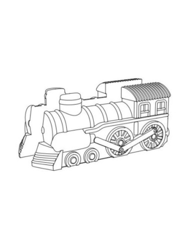 M. MAQUINA LOCOMOTIVA - 180x62xh78mm 250g-1
