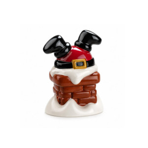 M. SANTA EN CHIMENEA - Ø125xh170mm 80g 2c