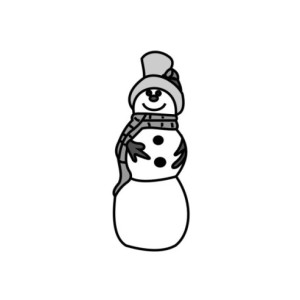 M. MUÑECO NIEVE - 170x65x65mm