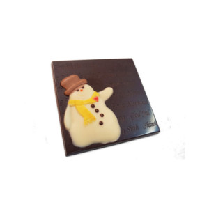 M. TABLETA MUÑECO NIEVE - 80x80xh10,2 50g 6c