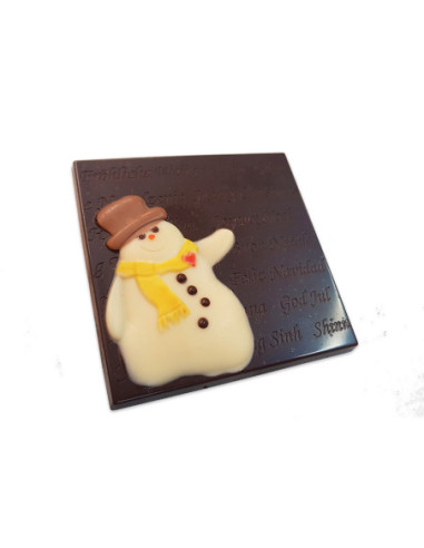 M. TABLETA MUÑECO NIEVE - 80x80xh10,2 50g 6c