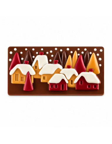 M. TABLETA PUEBLO NAVIDAD - 154x77xh10mm 100g 3c