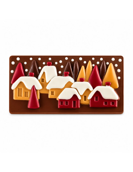 M. TABLETA PUEBLO NAVIDAD - 154x77xh10mm 100g 3c