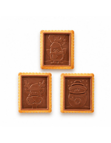 M. COOKIE CHOC SNOWMAN - 47x57xh5mm 5,5ml 6c