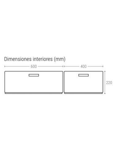 CAJA PLEGABLE GRIS 8522 - 600x400xh220mm 1,99kg-3