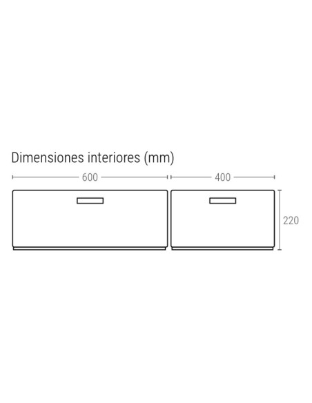 CAJA PLEGABLE GRIS 8522 - 600x400xh220mm 1,99kg-3