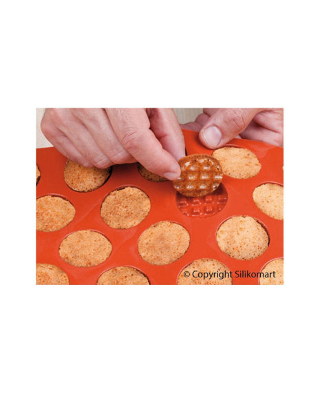 MOLDE FLEX SF143 MINI WAFFEL ROUNDRedondos