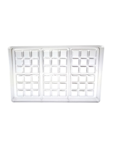 MOLDE TABLETA 72x72x11mm 6pTabletas