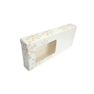 CAJA TURRON BLANCA COPO INSERTO - 21x9xh2,8 PK25u 2